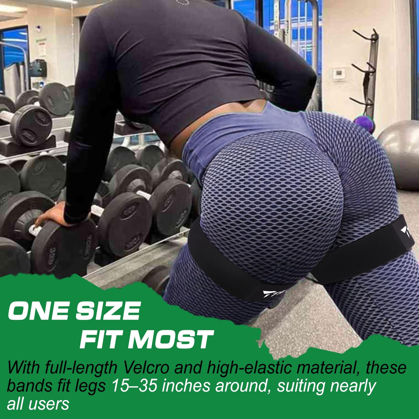 Occlusion Bands for Women Glutes & Hip Building, Blood Flow Restriction Bands BFR Bundle Booty Bands, Best Fabric Resistance Bands for Exercising Your Butt, Squat, Thigh, Fitness