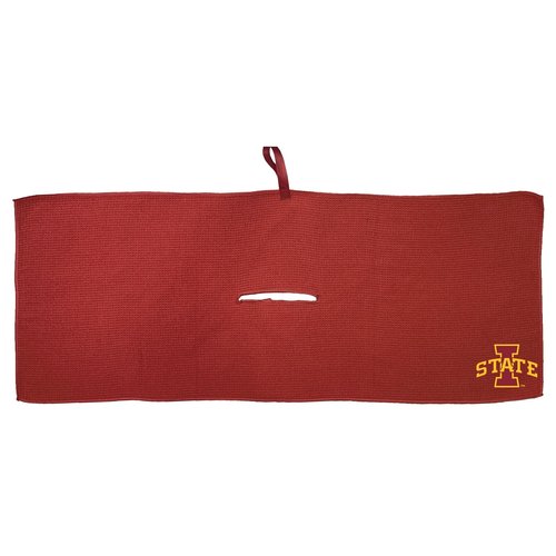 Team Golf NCAA Iowa State Cyclones Microfiber Golf Towel, 16x40 (Multicolor)