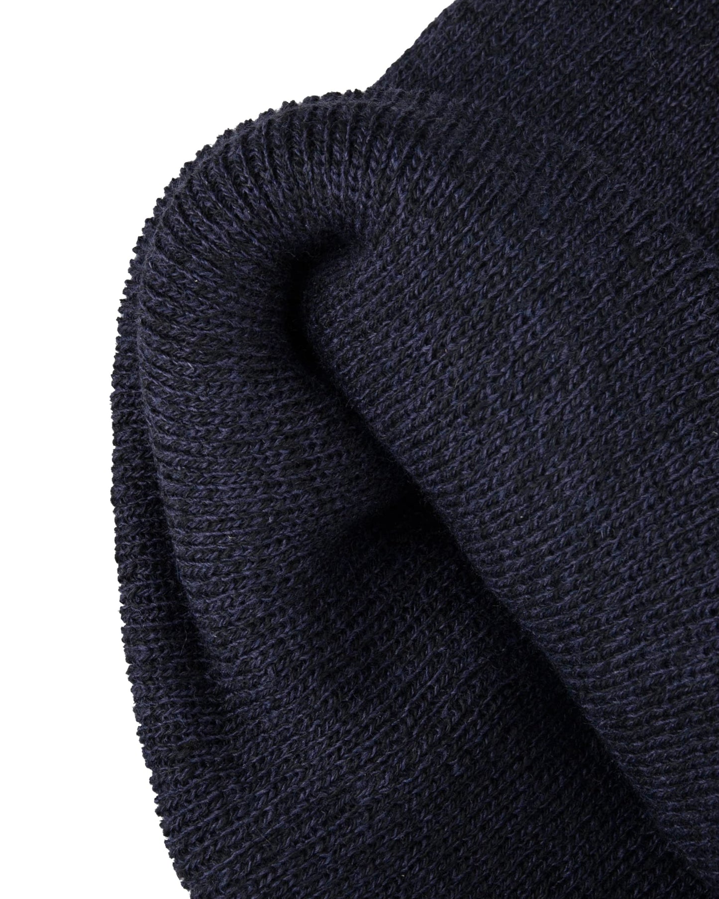 Levi's Classic Knit Cuffed All Season Beanie Hat, Marl Navy, One Size