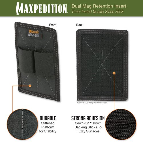 Dual Mag Retention Insert (Black)