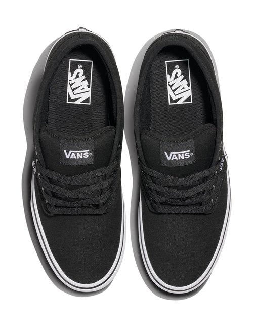 Vans Men's Atwood Shoe | Low-Top Fashion Sneakers for Work, Walking & Casual Everyday Wear, Black/White, 11