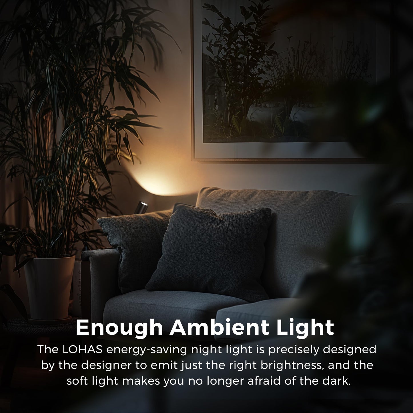 L LOHAS LED Night Lights Plug into Wall, [2-Pack] Rotatable Night Light with Dusk to Dawn Sensor, 0-100 LM Brightness Adjustable,Soft White 3000K Nightlight for Adults Bathroom Hallway Stairs