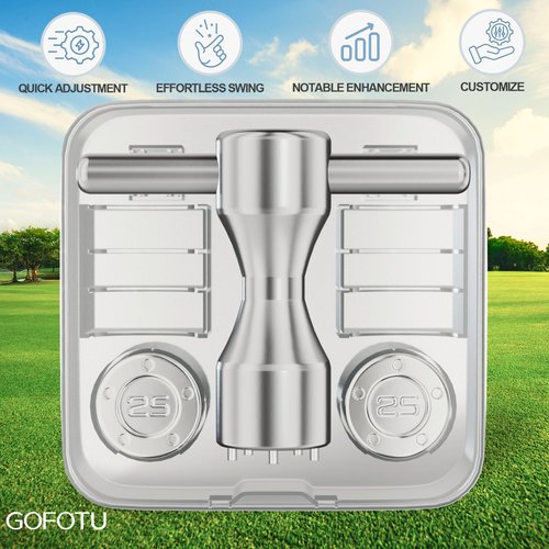 Gofotu Golf Weight 2pcs 5g/10g/15g/20g/25g/30g/35g/40g/45g Golf Weights Wrench Kit Compatible with Titleist Scotty Cameron Putter Newport (2pcs 25g+Wrench)