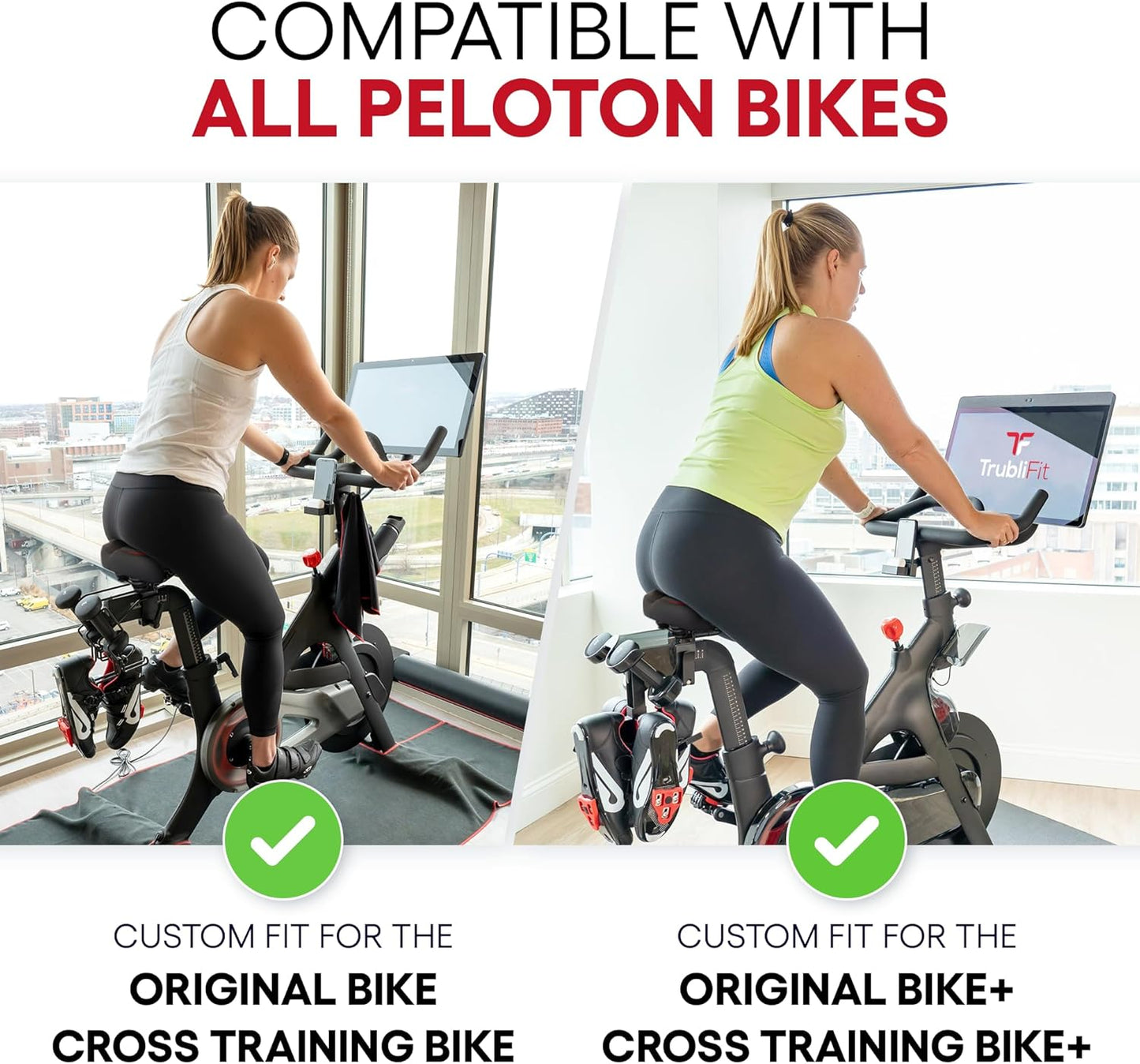 Peloton Replacement Extra Wide Seat - Oversized Cushion for Comfort | Fits Original & Bike+