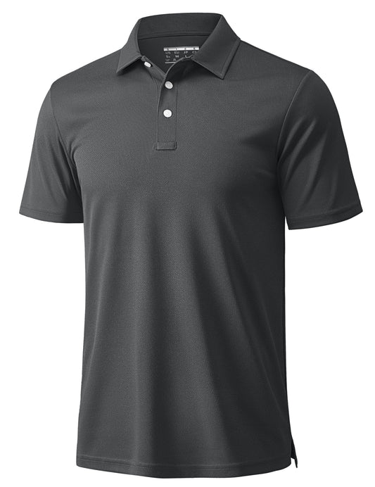 MAGCOMSEN Polo Shirts for Men Short Sleeve Performance Golf Polos Moisture Wicking Casual Collared Shirts Summer Top