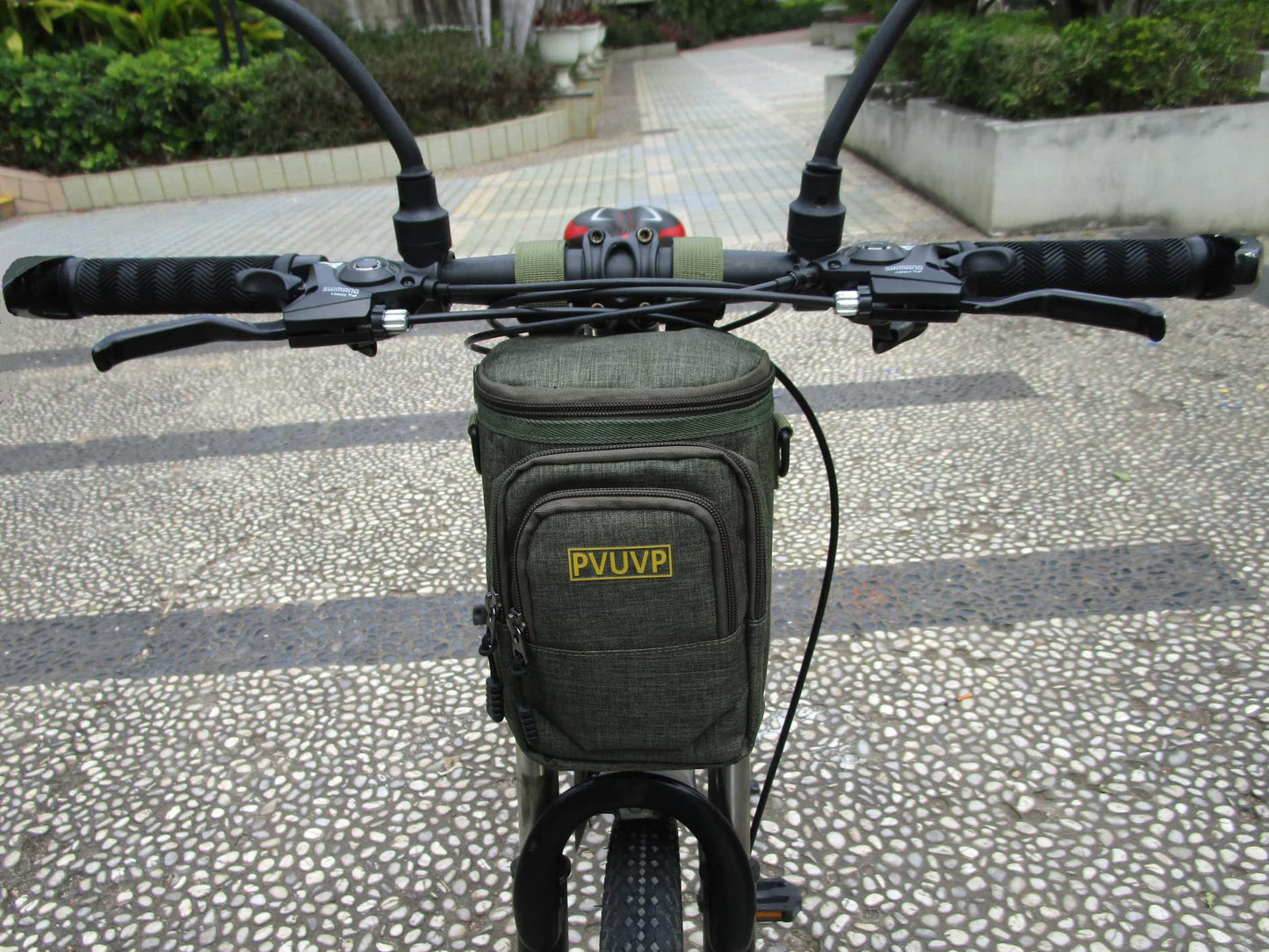 PVUVP Multifunctional 2.8L Bike Bag - Waterproof Front Bag for Road Bikes, Commuting, Outdoor, Travel & Camping