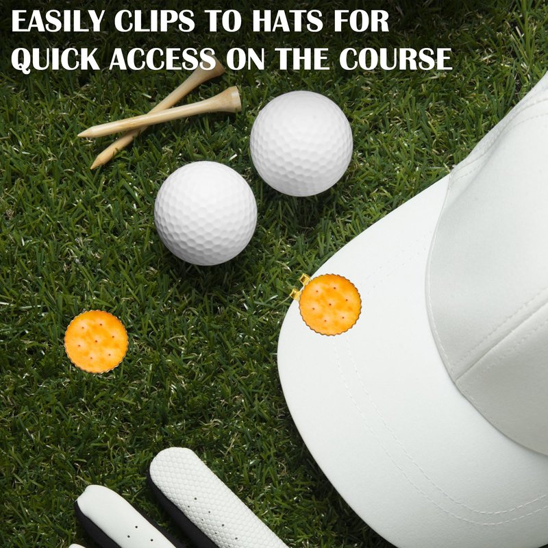 Tharos Distribution Cracker Golf Ball Marker Crack Up on the Green! Metal Fully Magmetic Funny Cracker Golf Ball Marker - 1.6 inch Diameter