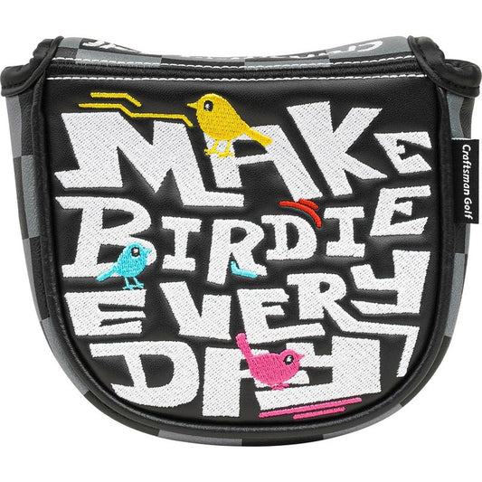 Golf Head Covers Birdie Mallet Putter Cover Headcover Magnetic Closure for Taylormade Spider