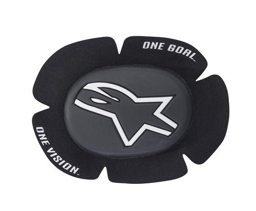 Alpinestars GP Sport Evo Knee Sliders, One Size, Black/White