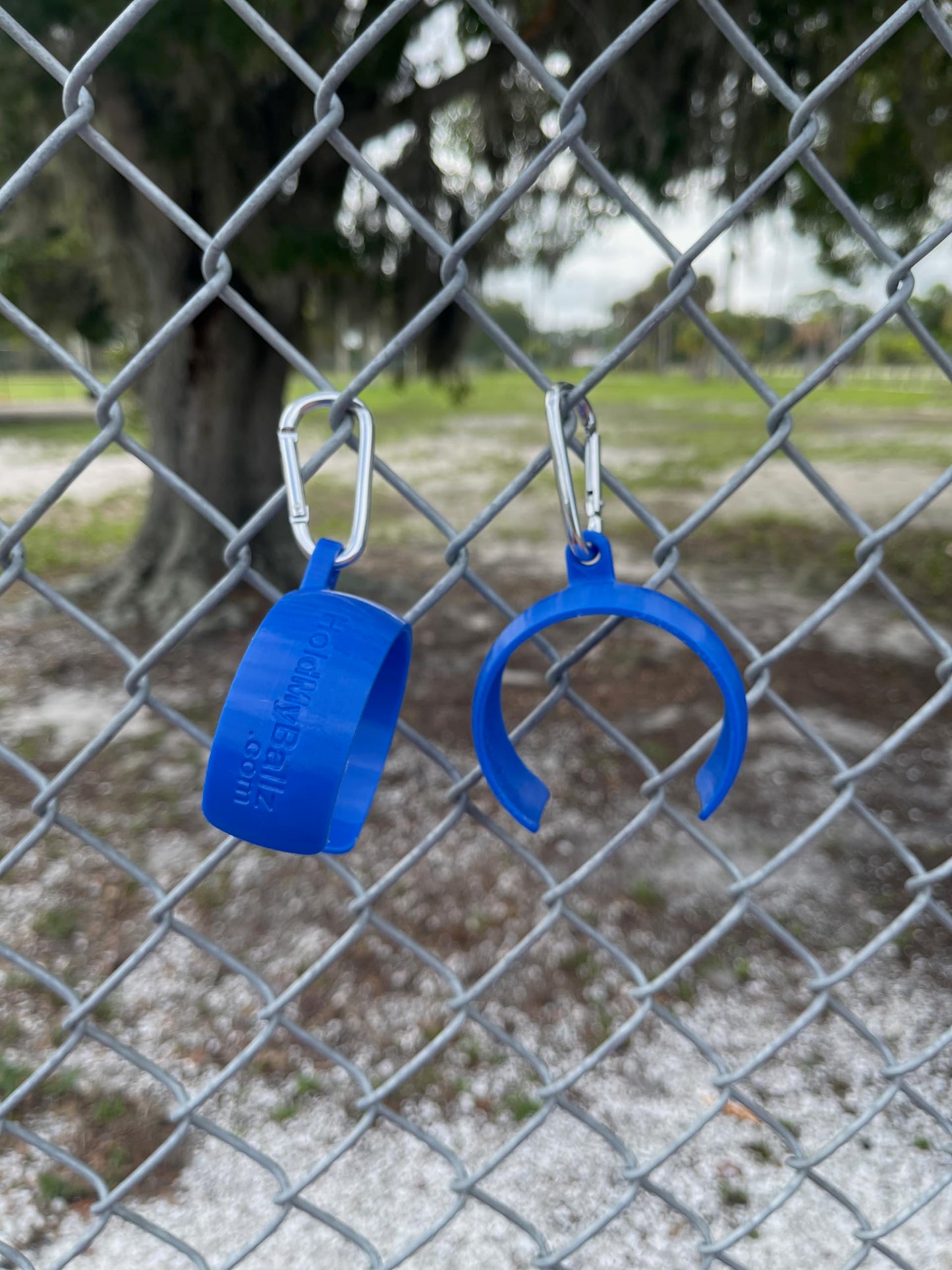 HoldMyBallz Pickleball Holder | Easily Attach Pickleballs | Ultimate Gift | 2-Pack (Blue)