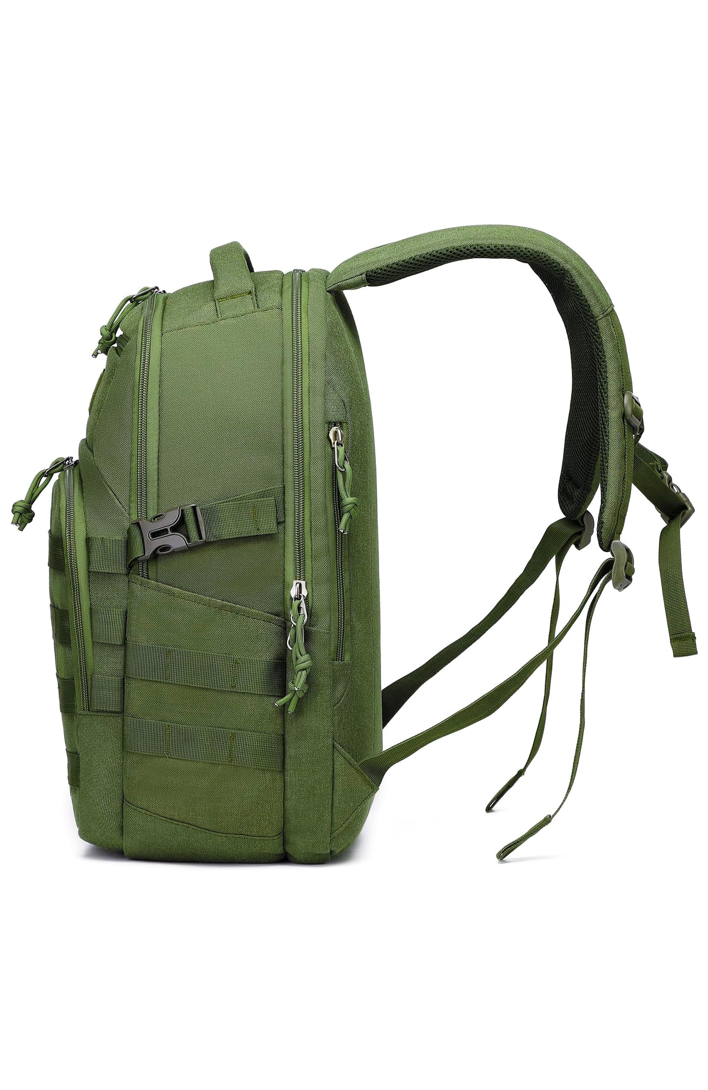 Wotony Military tactical backpack, backpack for men black small tactical assault bag (green, 18.5 inch)