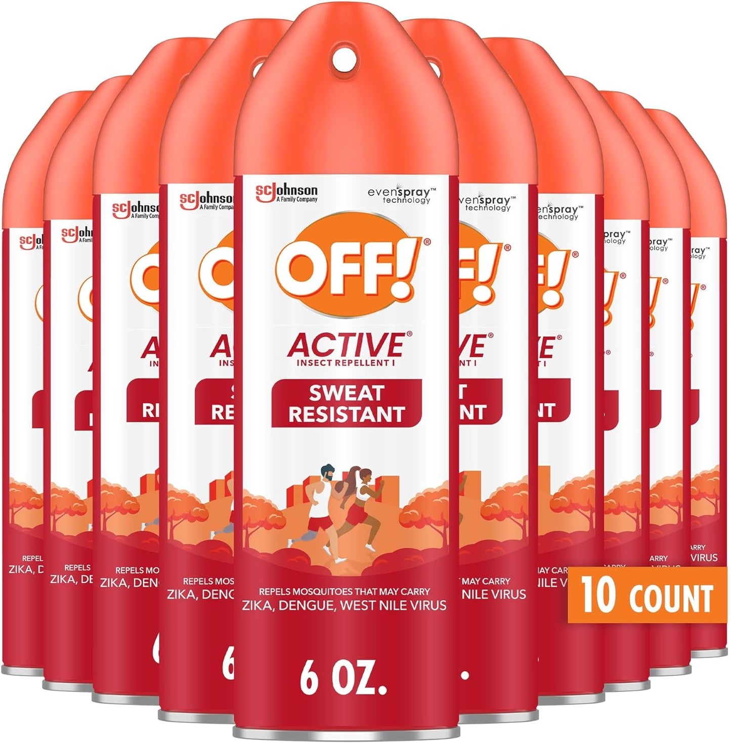 OFF! Active Insect Repellent - Sweat-Resistant Formula for Maximum Protection