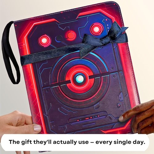 3D Relief Card Binder - 900 Pockets | Premium PU Leather TCG Album with Zipper | Waterproof Trading Card Holder for MTG, Baseball, Football | Perfect Gift for Boys & Girls
