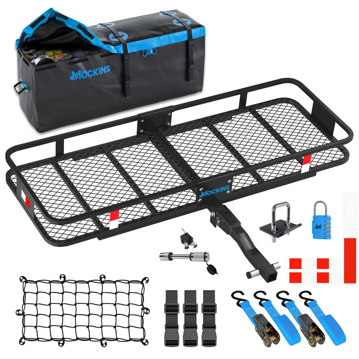 Mockins Steel 500 Lb Capacity Folding Luggage Rack for SUV Car Truck & RV