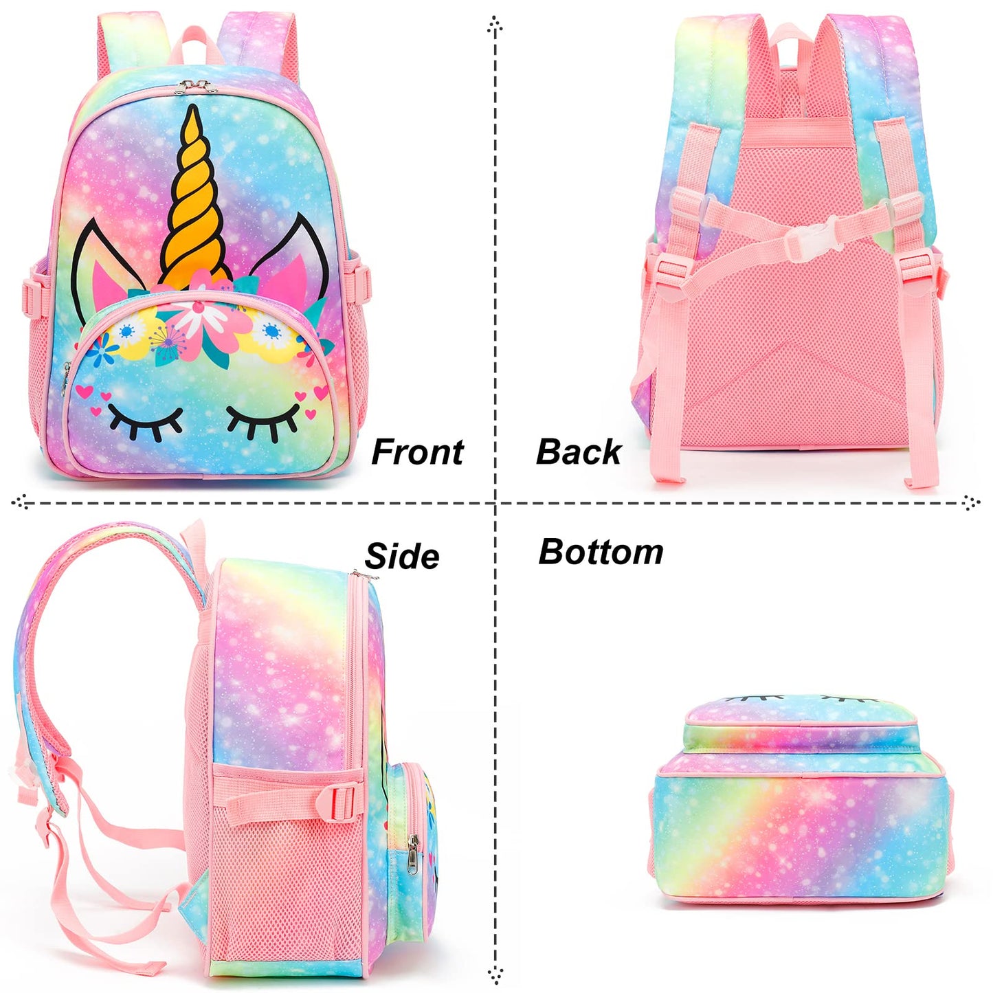 BTOOP Kids Toddler Backpack Girls School Backpack Preschool Ice Cream BookBag Preschool Kindergarten School Bag