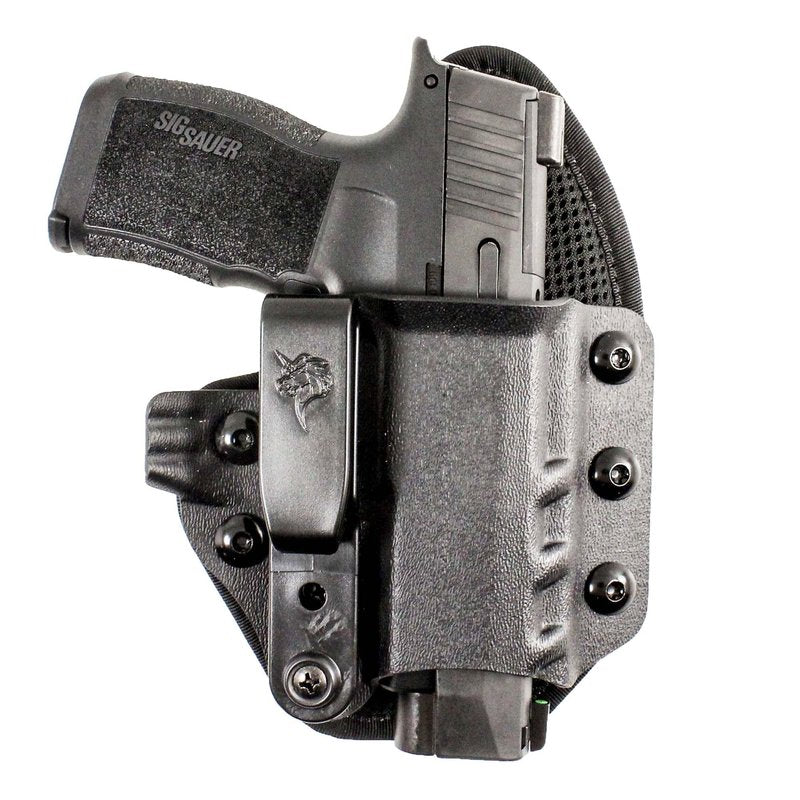 DeSantis Gunhide Uni-Tuk Inside Waistband Holster Fits Sig P365 P365 SAS and P365X with Romeo Zero Right Hand Black Kydex 206KA8JZ0