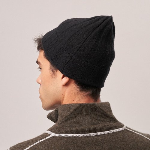 EURKEA 100% Pure Cashmere Winter Beanie Skullies Cap for Men, Soft Warm Lightweight Beanie