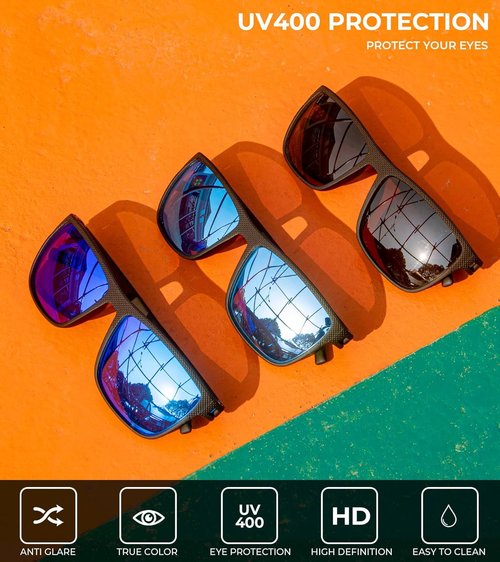 KALIYADI Polarized Sunglasses for Men - Classic UV400 Protection for Driving, Fishing & Golf