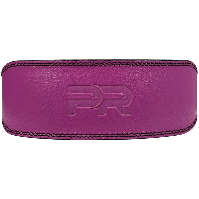 Pacific Rowr Women's Pure Heritage Full Grain Leather Lifting Belt – Handcrafted with Extra Padding, Double Prong Buckle & Double Stitching (Pink S)