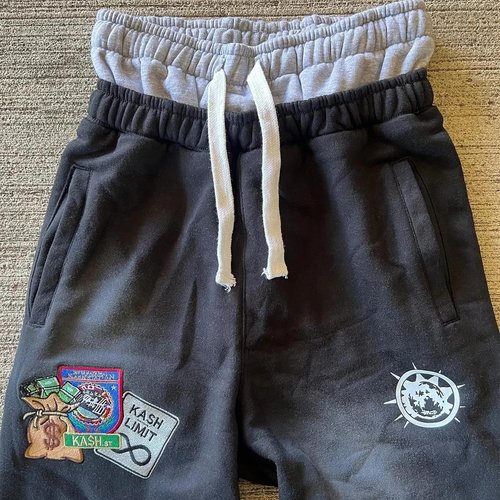 Double Waisted Sweatpants Men Y2k Graphic Embroider Y2k Sweatpants Men Graffiti Streetwear Wide Leg Boxer Sweat Pants（Grey，Medium）