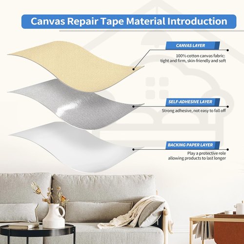 KING MOUNTAIN Repair Tape - Waterproof Self-Adhesive Patch for Outdoor Gear | Ideal for Boats, Tents, and Awnings