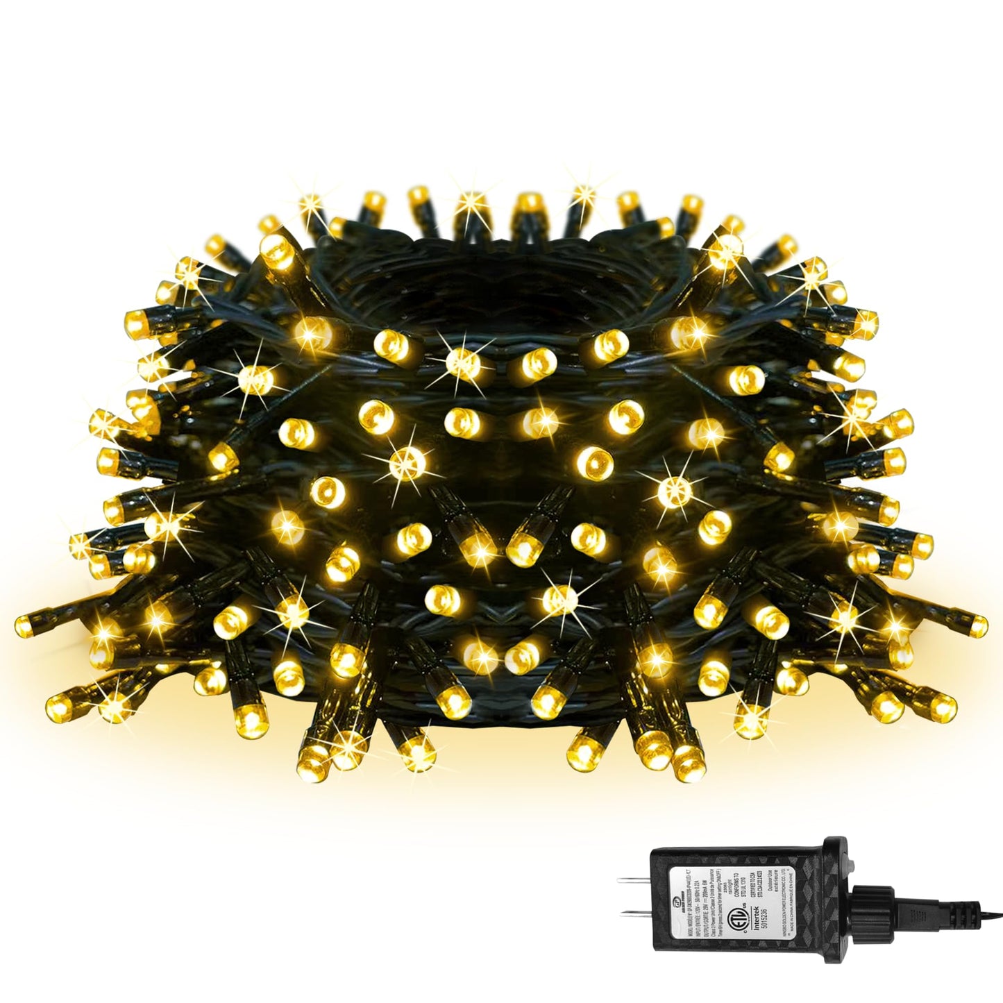 Flechllary 100 LED Christmas String Lights, 39FT Indoor Lights Plug-in with 8 Modes & Timer & Memory Function, Waterproof Christmas Lights Outdoor for Holiday Party Christmas Tree Decor