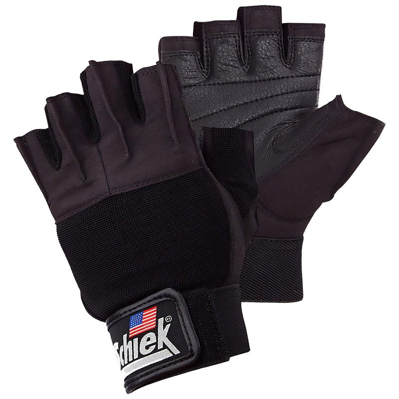 Schiek Sports 520 Women's Gloves - Fingerless Weightlifting Gloves for Women (Black, X-Small)