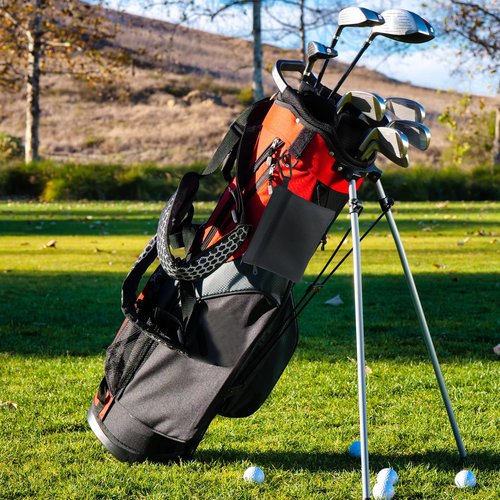 CORECISE Golf Ball Pouch,Golf Tee Bag Tee Holder Bag,Leather Golf Ball Bag Pouch,Zippered Golf Pouch,Golf Accessory Pouch,Small Zipper Pouch,Golf Accessories,Golf Bag Accessories