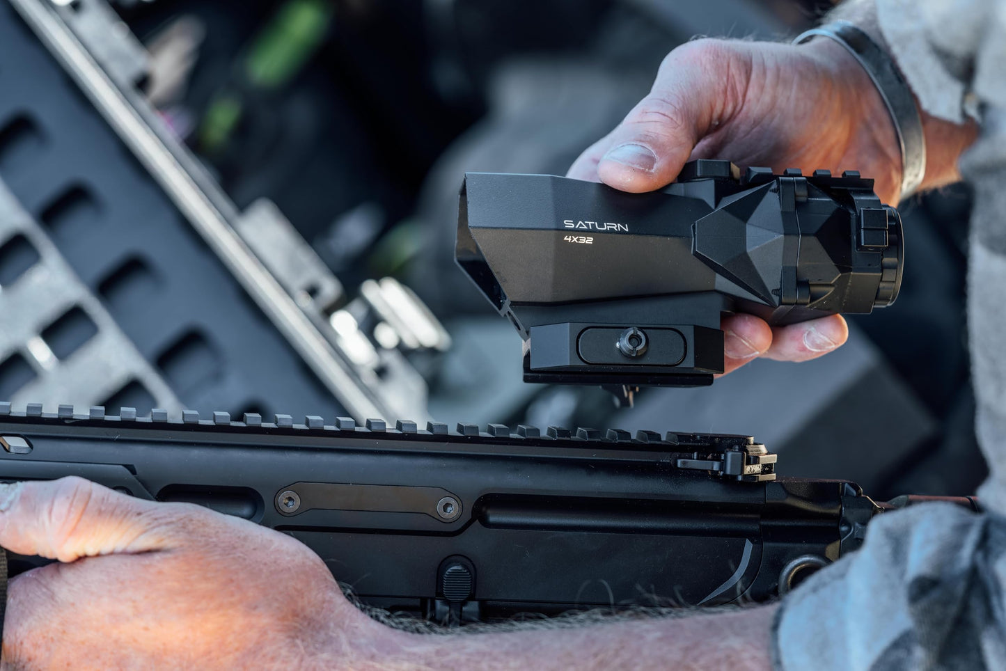 Titan Quick Release Mount for Saturn 4x32 Tactical Rifle Scope