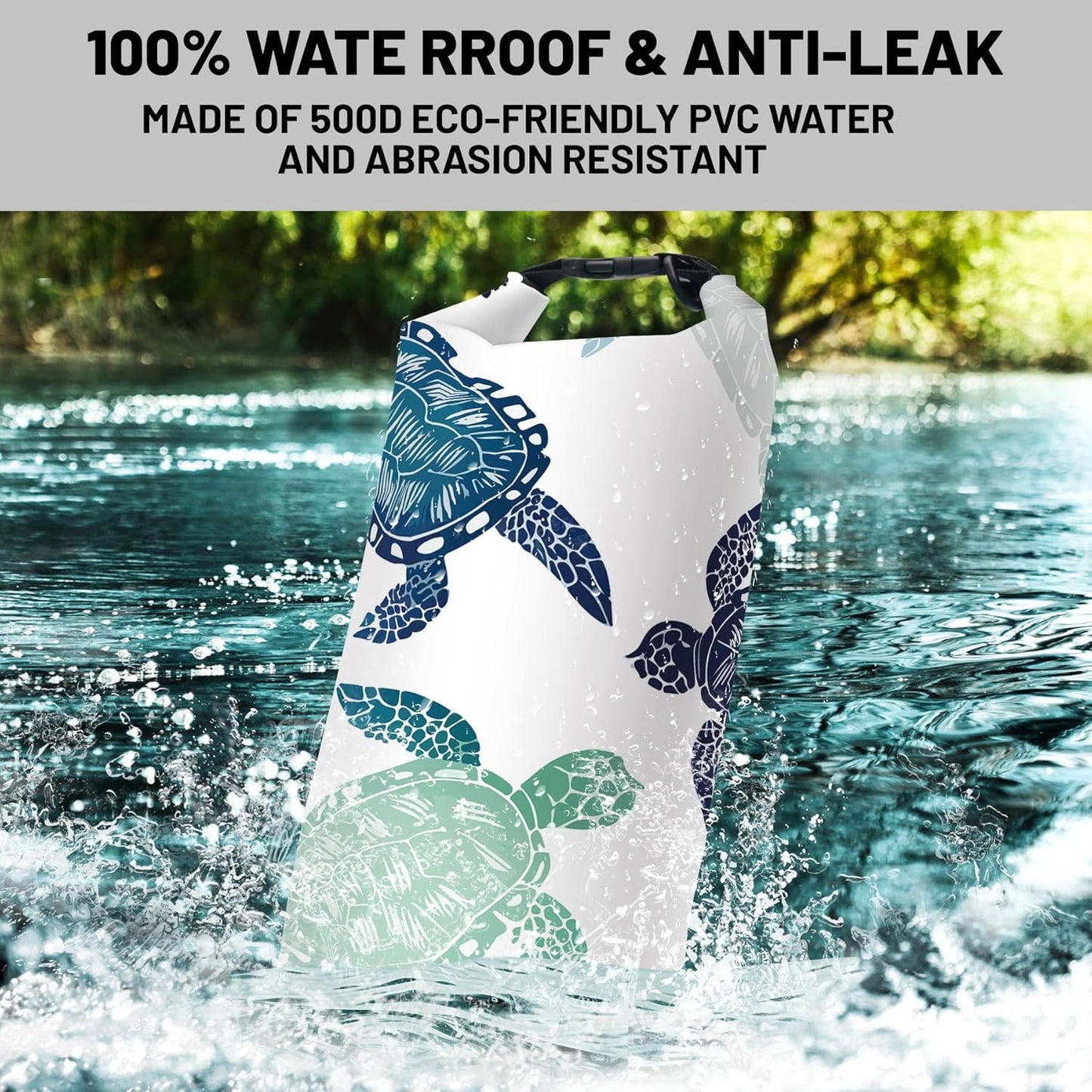 Skiennix Waterproof Dry Bag - Lightweight Roll Top Backpack for Kayaking, Fishing & Camping | 2L-40L Sizes