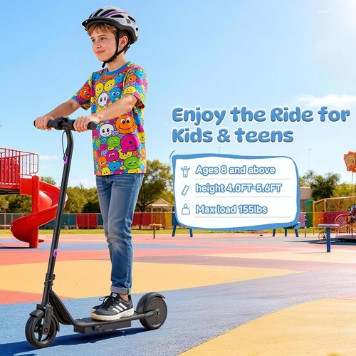 Aovowheel Electric Scooter - High-Speed Folding E-Scooter with 350W/500W Motor | 19-23 Miles Range, Dual Brakes
