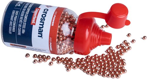 Crosman Copperhead 4.5mm BBS - Premium Copper-Coated Steel Balls for Airguns
