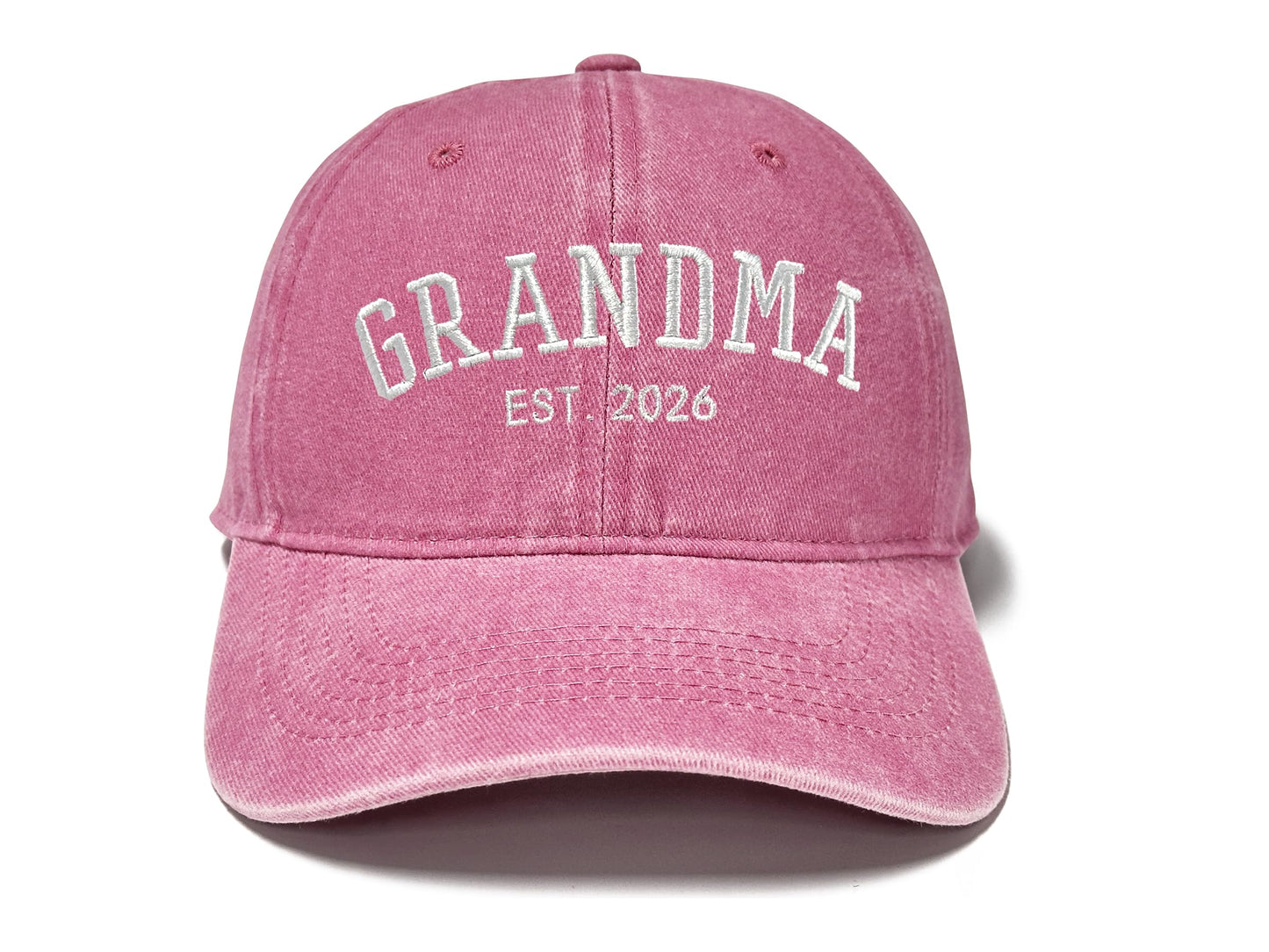 GDIQ Gifts for New Grandma to Be 2026, First Time Grandmother Nana Hat for Women, Embroidered Cotton Baseball Cap for Baby Announcements