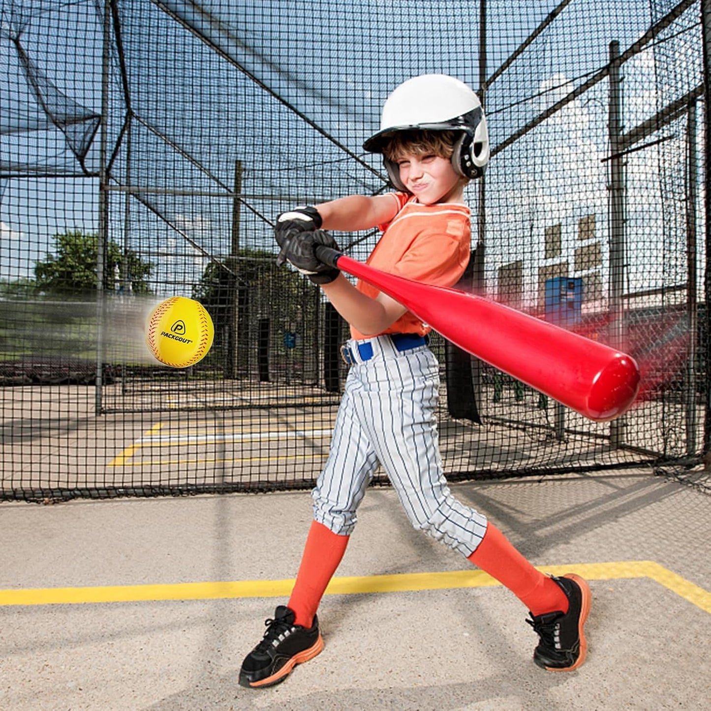 PACKGOUT Soft Foam Baseballs - Ideal Practice & Replacement Balls for Kids and Teenagers