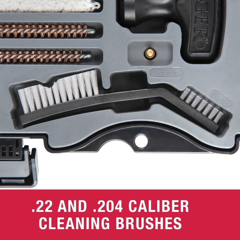 Allen Company Ruger Cleaning Kit with Case - Rimfire .22 Cal Rifle and Handgun - 16-Piece - Gun Accessories for Men and Women