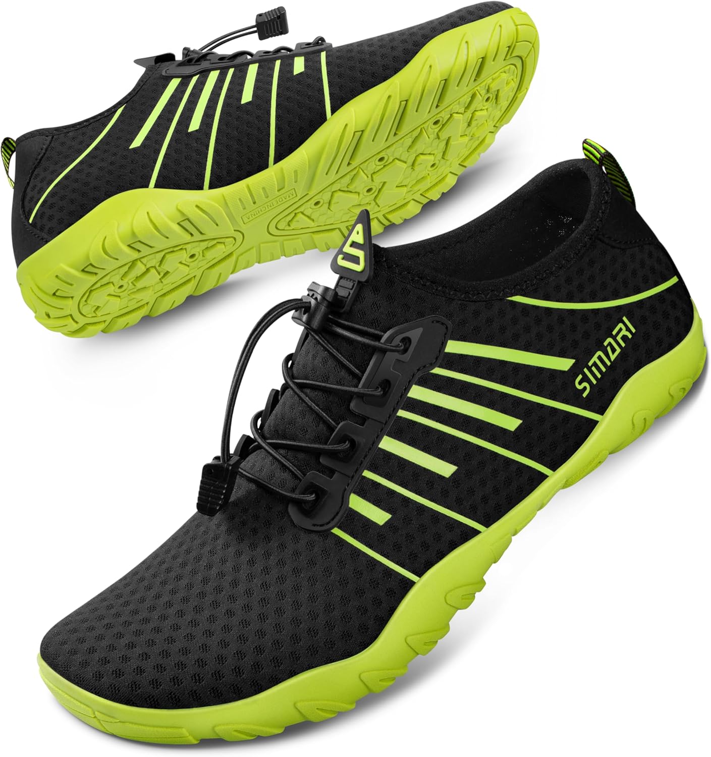 SIMARI Water Shoes - Quick-Dry Barefoot Aqua Socks | Lightweight Non-Slip Swim Shoes for Beach Sports