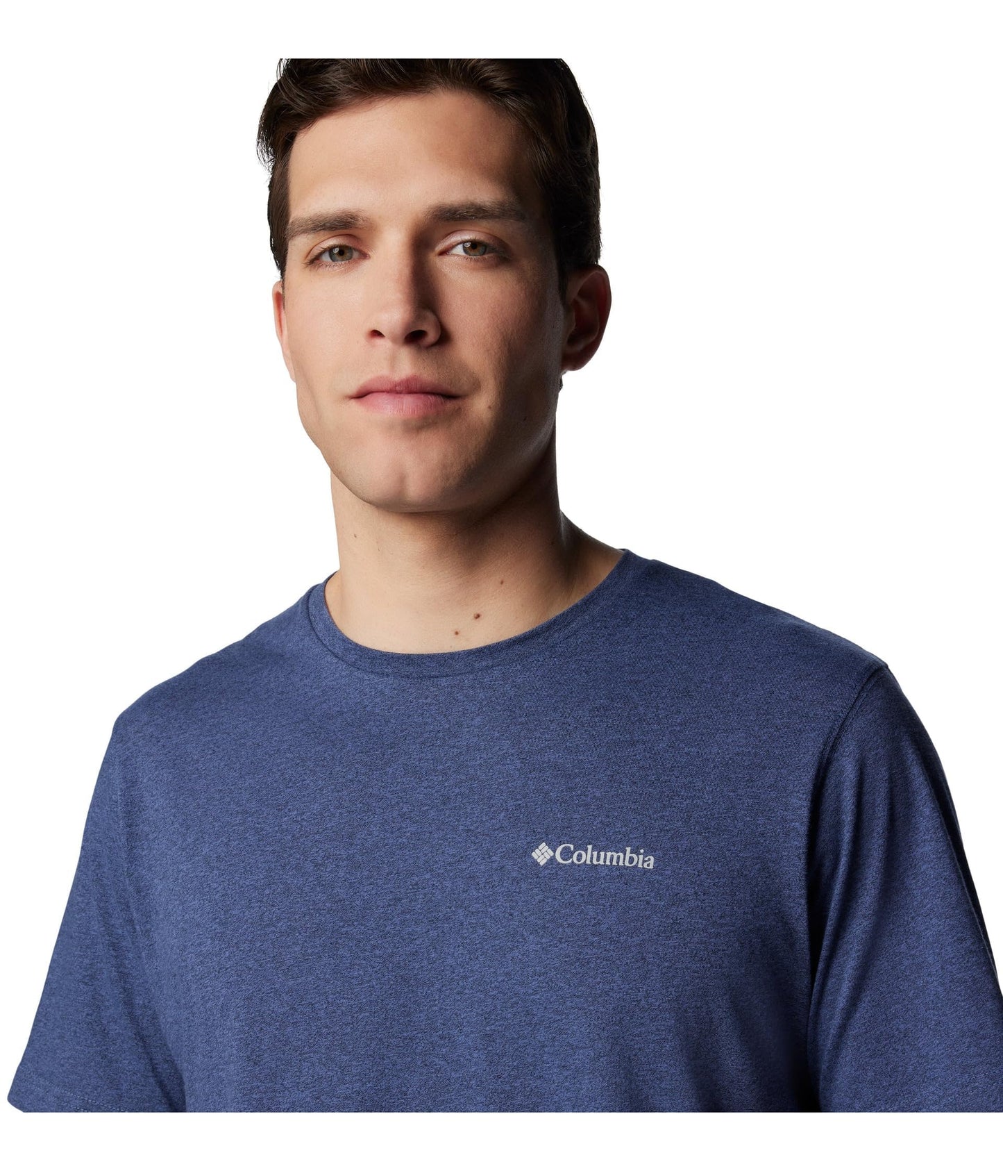 Columbia Mens Thistletown Hills Short Sleeve T-Shirt, Dark Mountain Heather, 4X