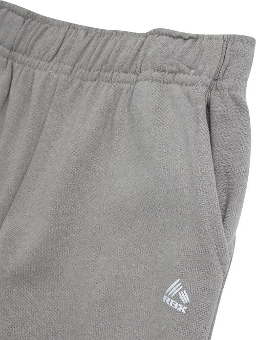 RBX Boys Sweatpants - 2 Pack Performance Fleece Basic Joggers, Athletic Track Pants for Boys with Elastic Waistband (8-16), Size 14-16, Lunar Rock Griffin