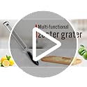 Stainless Steel Lemon Zester Grater - Handheld Food Tool