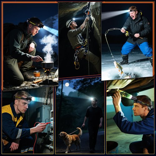 YNYS led headlamp Rechargeable Super Bright 90000 Lumen,60H Bright Headlights with Sensor&Digital Display, Zoomable,12 Modes,120°Adjustable,Waterproof Head lamp for Working Camping Fishing Hiking
