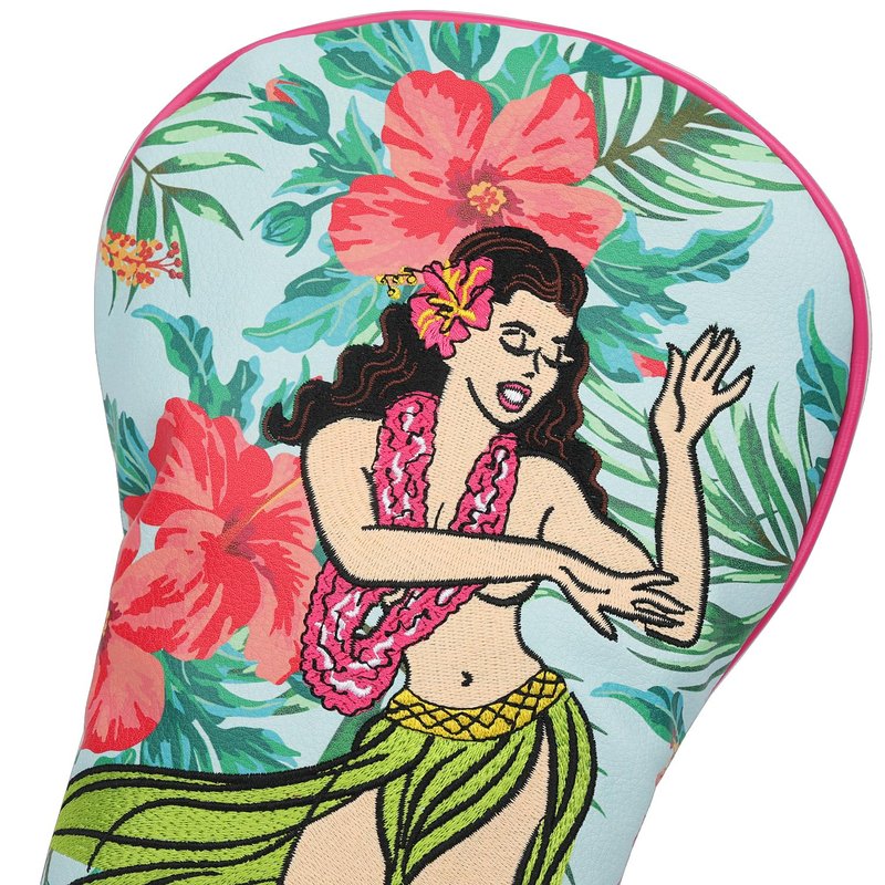 SHABIER Golf Driver Headcover with Hawaiian Girl Design for Golf Driver Club