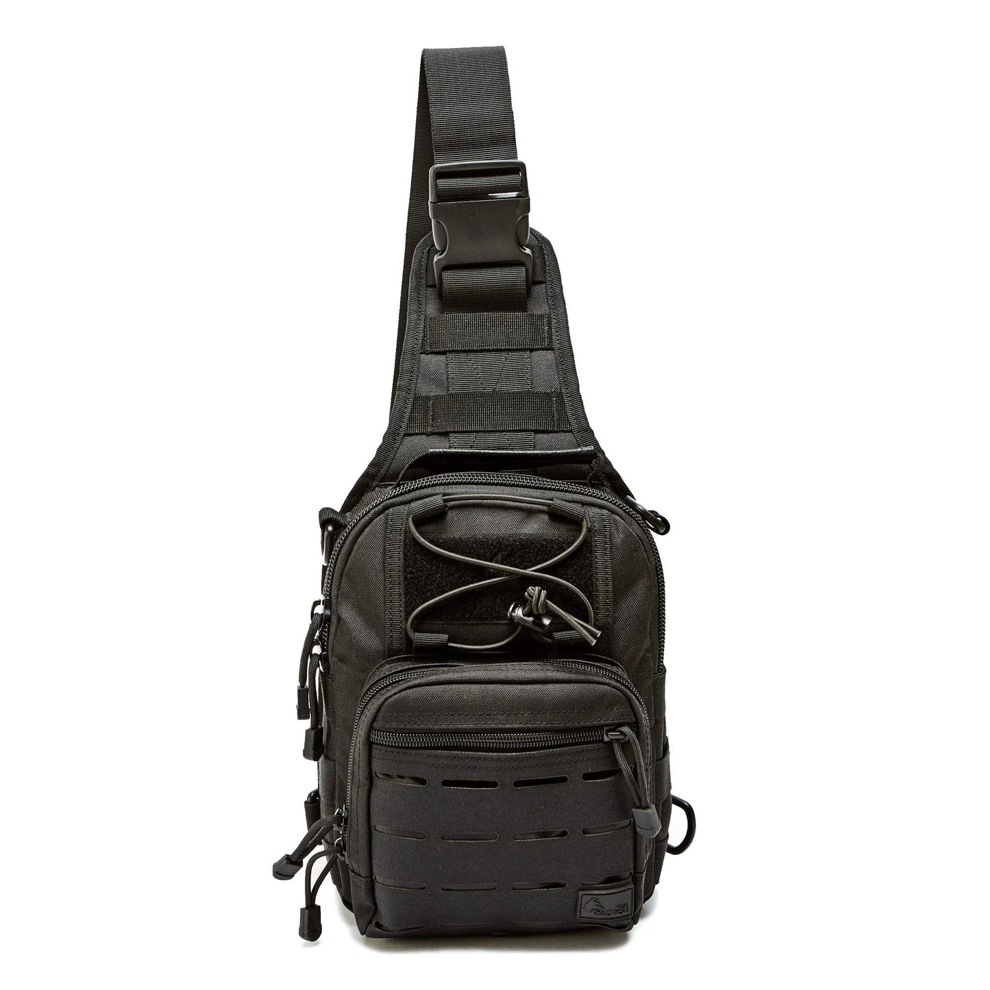 WOLF TACTICAL EDC Sling Bag - Concealed Carry Shoulder Bag for Range, Travel, Hiking, Outdoor Sports (Black)