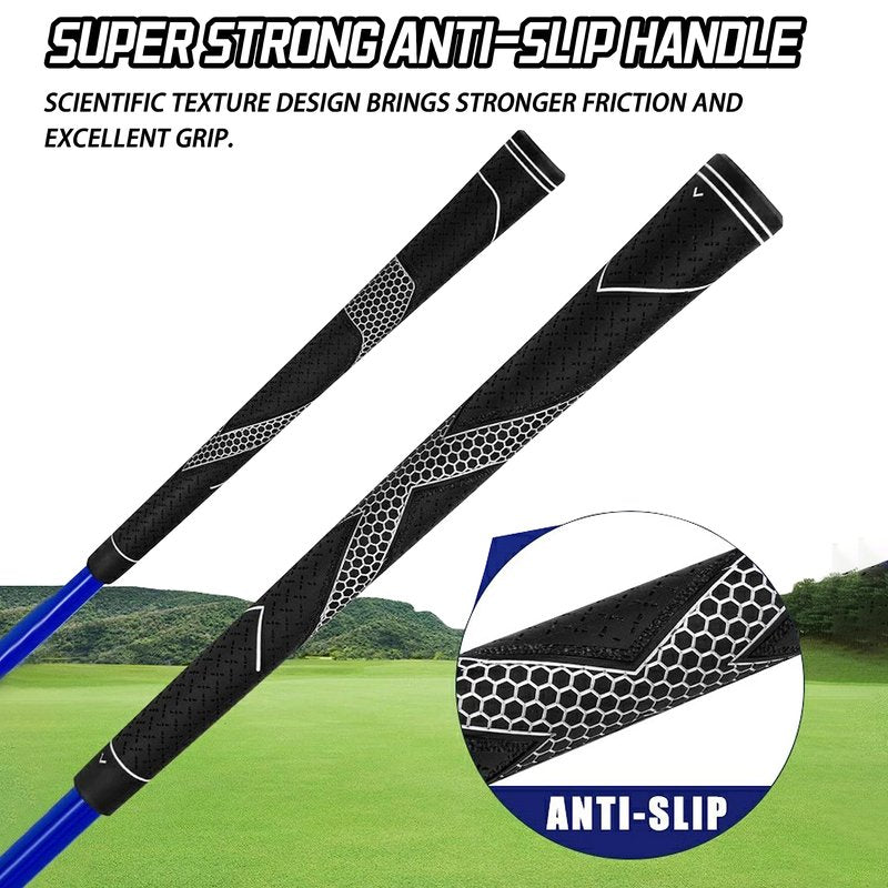 PGM Driver Golf Swing Training Aid for Right Handed - Weighted Swing Trainer Golf Club Click Stick and Distance Trainer with Whippy Shaft and Driver Head for Increase Swing Speed and Distance