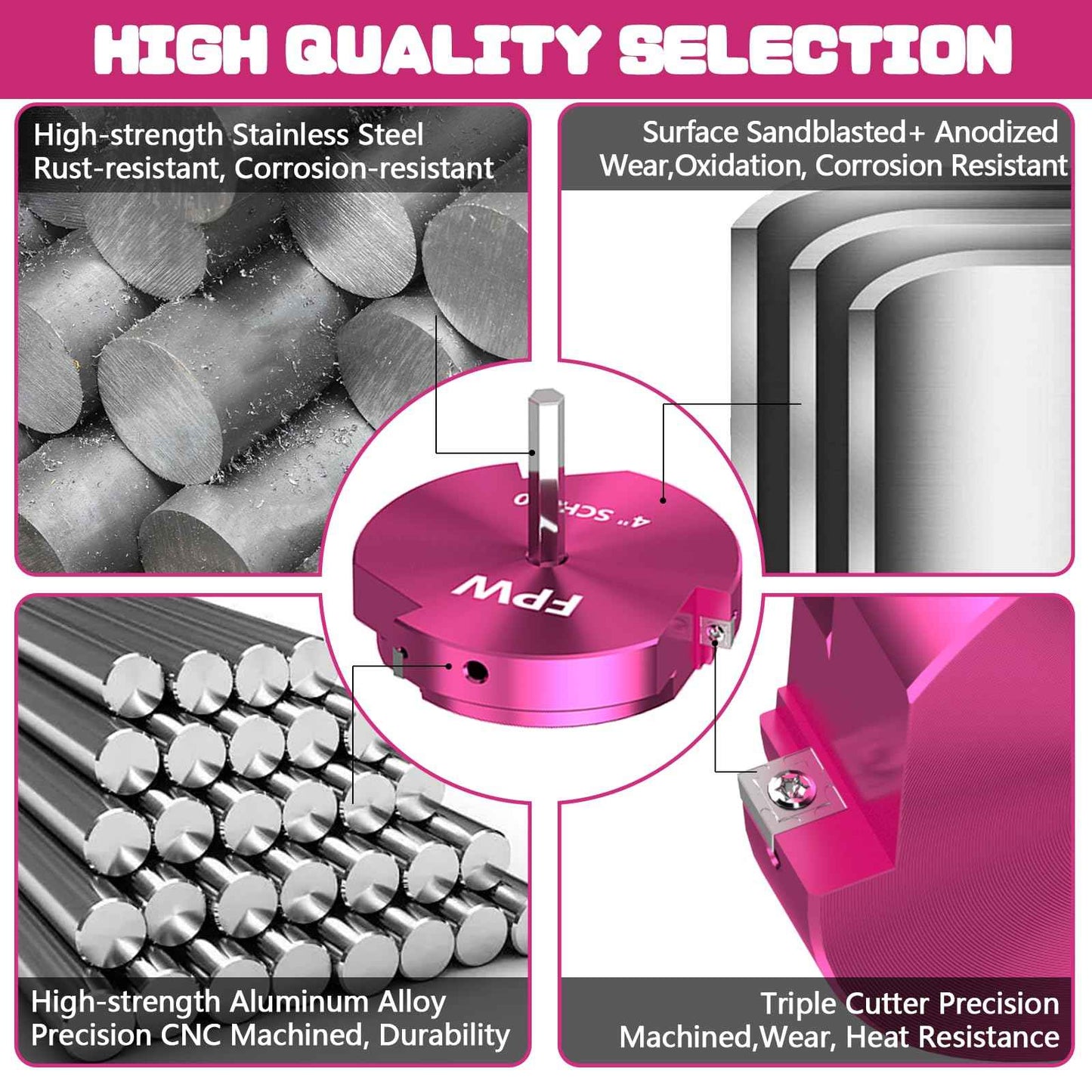 Original Design Patent Triple Inserts 1-1/2 Inch PVC Pipe Reamer, PVC Fitting Saver, Pipe Tools for Schedule 40