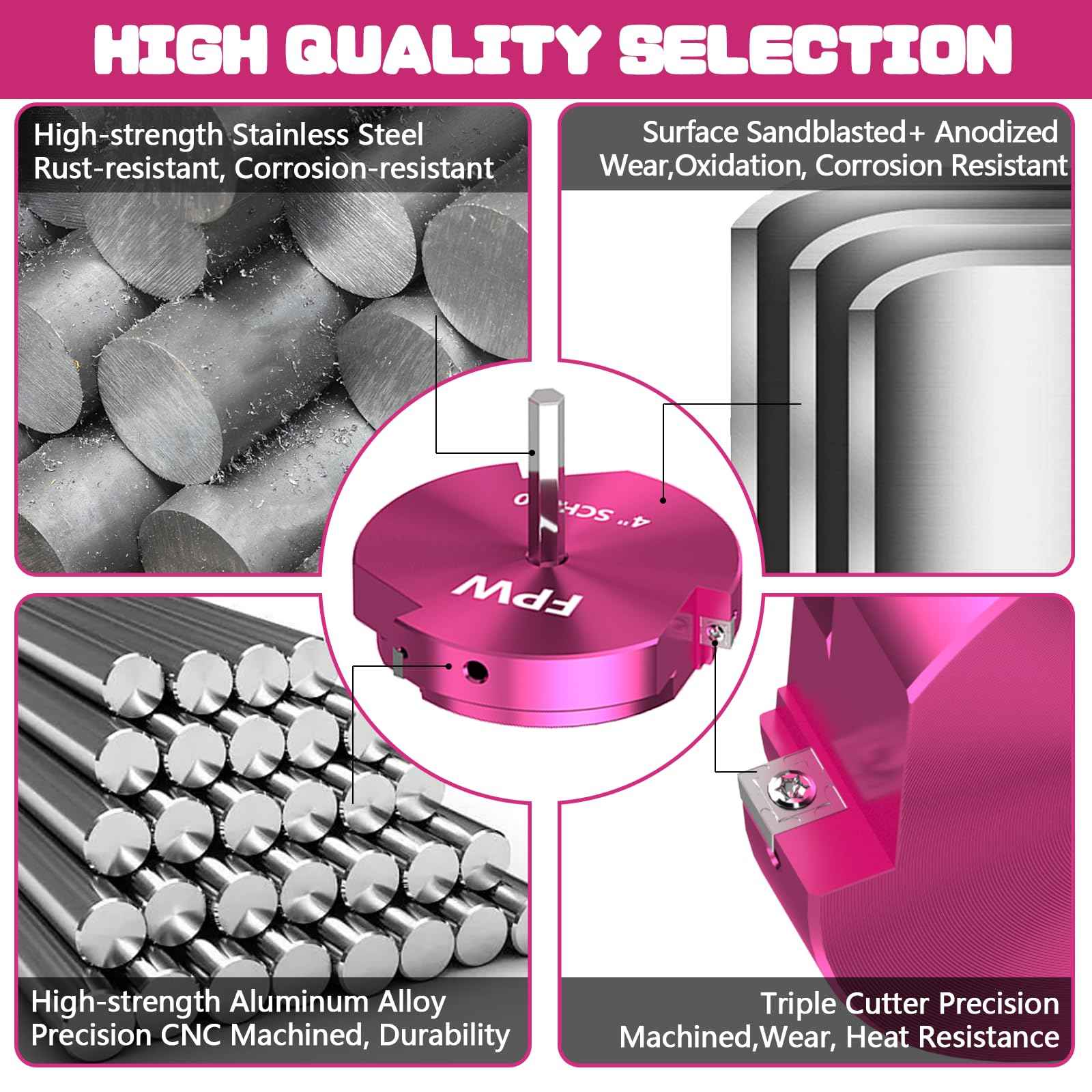 Original Design Patent Triple Inserts 1-1/2 Inch PVC Pipe Reamer, PVC Fitting Saver, Pipe Tools for Schedule 40