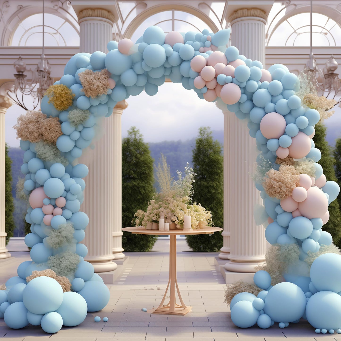 DECOCKRAT Assorted Metallic Latex Balloons Kit - 68PCS Party Balloons, 12'' Helium Balloon Set with Ribbon, Perfect for DIY, Birthday, Baby Shower, Wedding, Anniversary & Holiday Decoration
