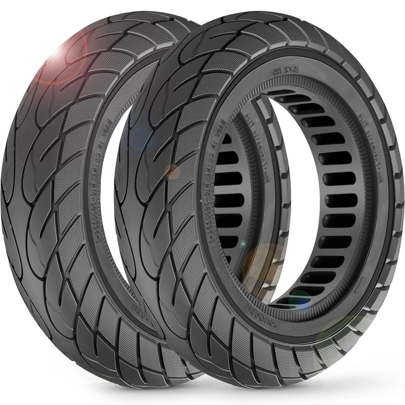 BANGTING 2-Pack 10x2.125 Tubeless Scooter Tires - Fits Models: 8.5x2.0, 8½x2, 50-75-6.1, 10×2.0, 10×2-6.1, 10×2(54-152) | Verify Rim Size: 6.5-6.65" Diameter & 1.26-1.34" Width | Puncture-Resistant