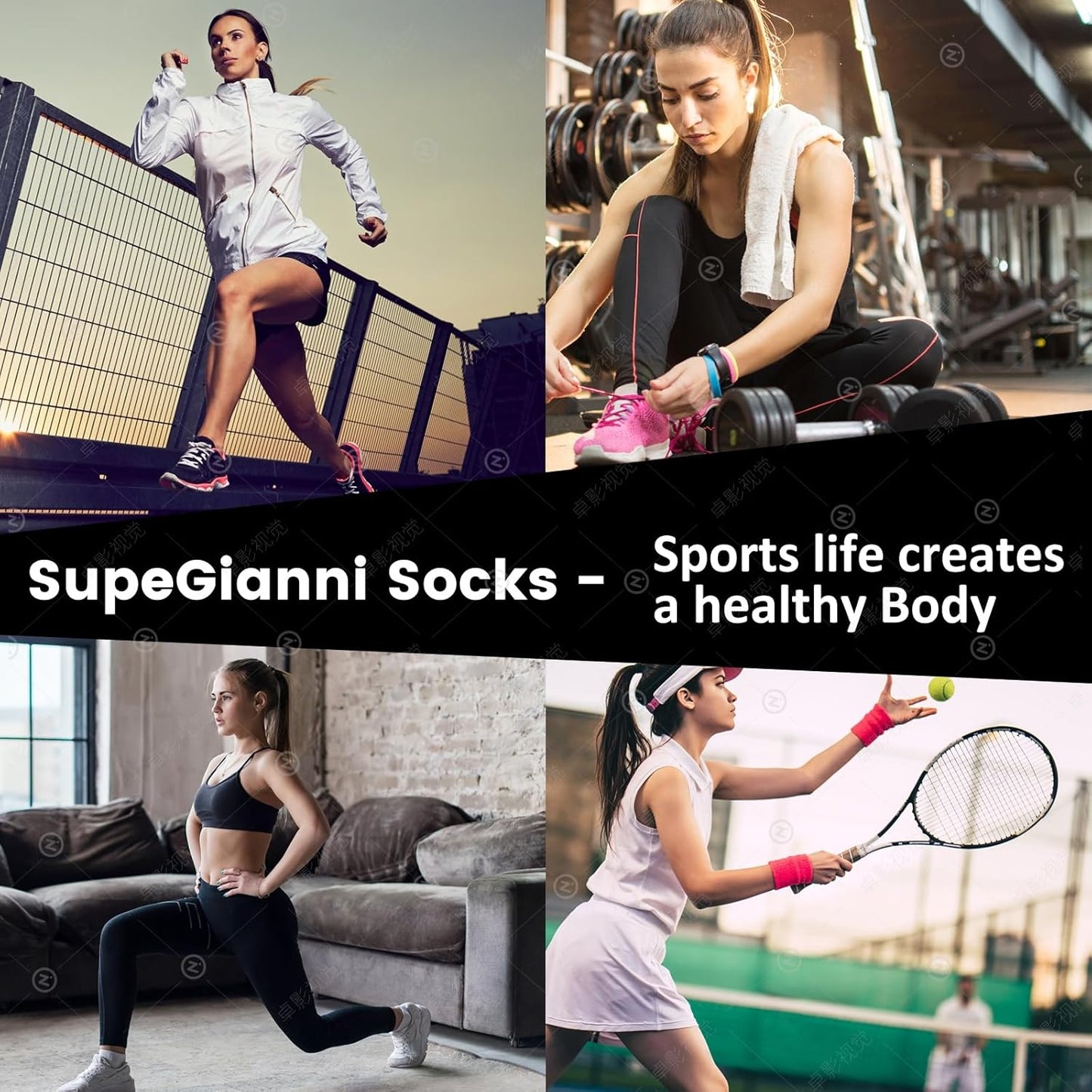 Sallking Women's Ankle Cotton Socks - Soft No Show Athletic Socks | 6 Pairs in White