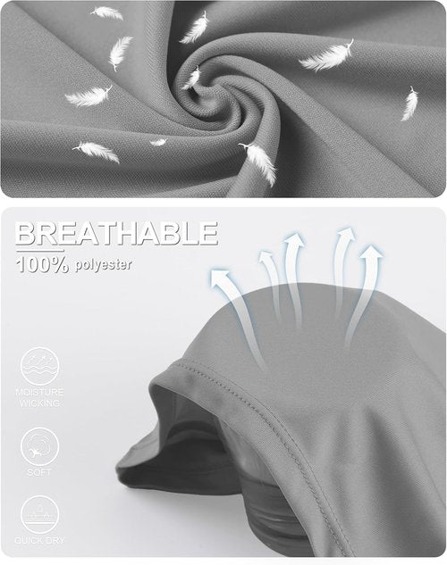 Isnowood UPF 50+ Swim Shirt - Quick Dry Short Sleeve Rash Guard for Men | Sun Protection Surf Shirt