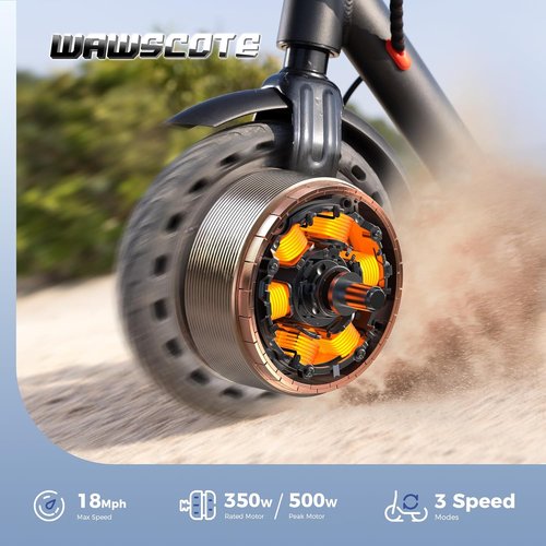 Electric Scooters | 500W Adult Electric Scooter with 21 MPH Speed, 21 Miles Range & APP Control
